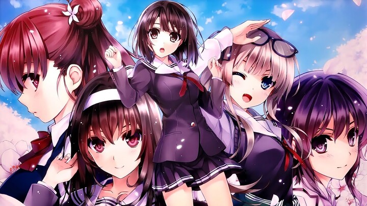 بنت بتحب شاب💖ومش بتقدر تعترف له بحبها ملخص انمىSaekano saenai heroine