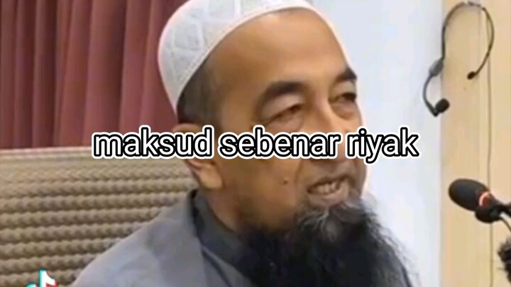 maksud sebenar riak UST Azhar Idrus