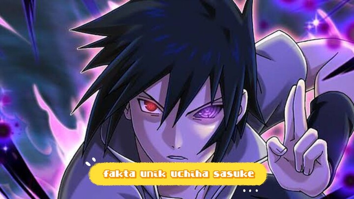 fakta unik uchiha sasuke