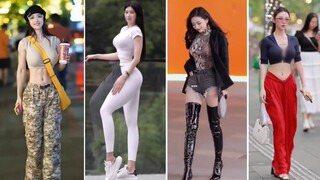 beautiful chinese girls street style fashion tiktok china #chinsesstreetfashion #chinesefashion