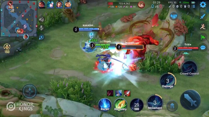 Gameplay Hero Lam Di Honor of Kings.