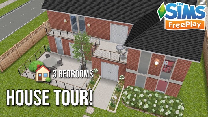 3 BEDROOM FAMILY HOUSE TOUR! | SimsFreeplay