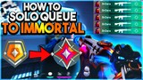 How to SOLO QUEUE to IMMORTAL in Valorant - RANKED TIPS AND TRICKS