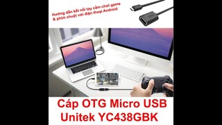 Hướng dẫn chơi game Call of Duty trên Android bằng Phím Chuột - Thông Qua cáp OTG USB