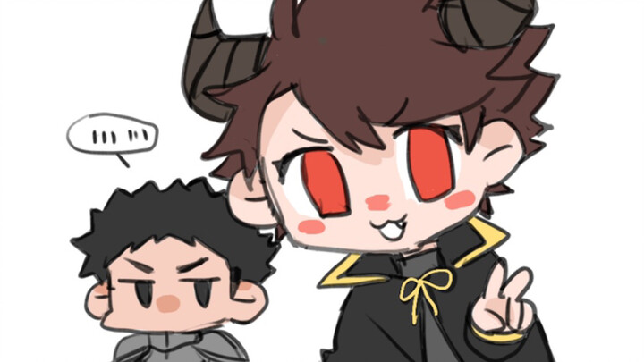 【排球少年手书】某魔王家族的御茶会议【及岩】