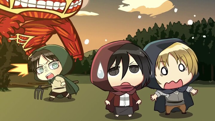 Attack on Titan Chibi Theater Fly​ Cadets​ Fly. Episode 7