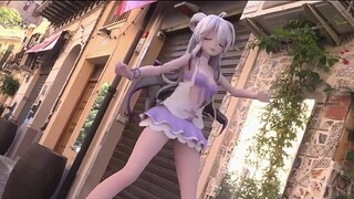 [MMD] Ultra-clear 3D anime cute girl, wake up and dance, a full day of energy, sweet to the heart