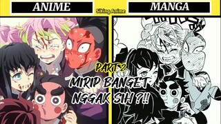 MIRIP BANGET⁉️MANGA DAN ANIME FINAL EPISODE DEMON SLAYER S3