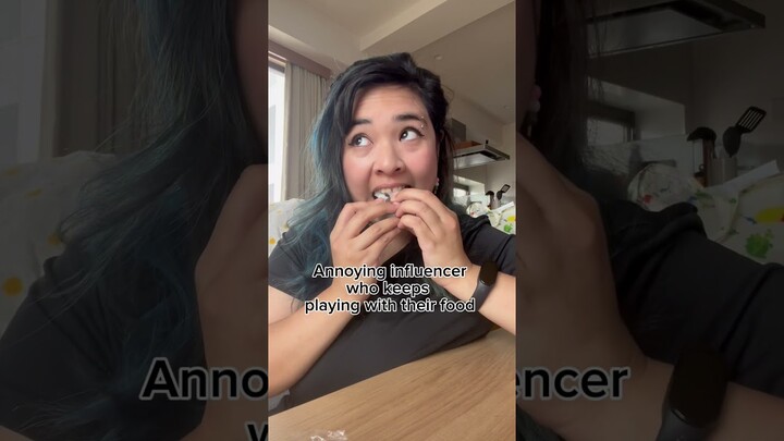 Annoying influencers eating food