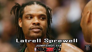 Latrell Sprewell Jumpshot Fix NBA 2K20