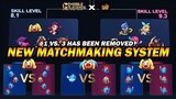 1 vs. 3 Matching has been Removed | Matchmaking Adjustments | Mobile Legends: Bang Bang
