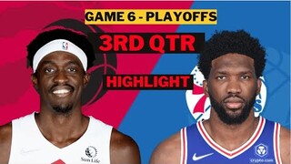 Philadelphia 76ers vs Toronto Raptors 3rd Qtr game 6 playoffs April 28th | 2022 NBA Season3 1