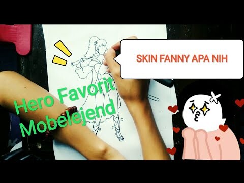 SKIN FANNY versi COMIC RHL | Skin Flowers | Mobile Legend | Drawing