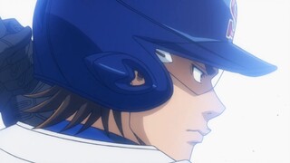 Diamond Ace/Spy Miyuki Kazuya memukul lagu dukungan.