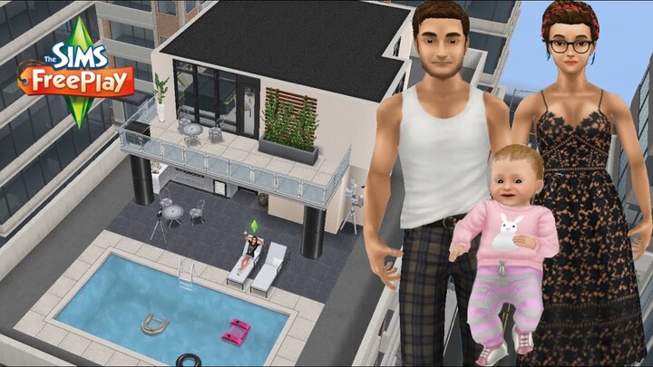 small family home tour! | sims freeplay