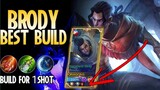 BEST OF TOP 1 BROODY MONTAGE & BEST BUILD | MOBILE LEGENDS BANGBANG