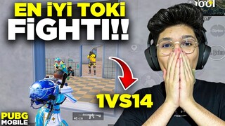 EN SAĞLAM TOKİ FİGHTI! 1VS14 - PUBG MOBİLE