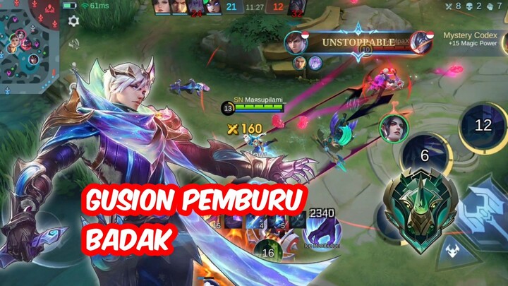 Gusion Bang Bang Main di Badak ya gini