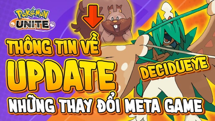 Pokemon Unite | Pokemon Mới Decidueye - Thông Tin Về Update Thay Đổi Trong Meta Game | (Quân Unite)