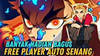 FREE HERO SSR !! EVENT TERBARU GACHA SKIN KYOJURO RAMAH F2P & BANYAK HADIAH - DS BLADE OF HASHIRA