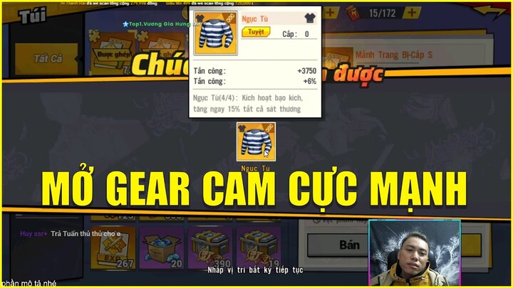 One Punch Man The Strongest: Mở Gear Cam Cực Mạnh Cùng Tuấn Tạch