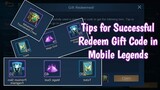 How to Successful Redeeming Gift Code in Mobile Legends