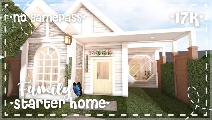 17K Bloxburg House No Gamepass / 16k Small Budget Home No Gamepass ...