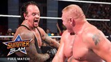 Brock Lesnar vs The Undertaker SummerSlam p