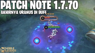 HYLOS BUFF, ANGELA BUFF, URANUS BUFF, PHARSA NERF, GLOO NERF, EMBLEM REVAMP - PATCH NOTE 1.7.70 MLBB