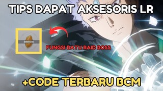 TIPS MENDAPATKAN AKSESORIS LR DENGAN BATU RAID BOSS + CODE TERBARU - Black Clover M