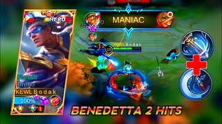 BENEDETTA TWO HITS | BRUNO BEST BUILD S22 - MASTER BODAK MLBB