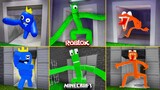 ROBLOX Rainbow Friends FINAL SCENE with ALL CHARACTERS vs MINECRAFT