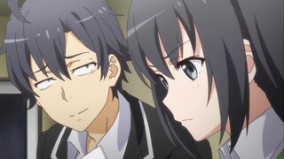 "As expected, Hikigaya likes younger girls. Why isn't there a beauty line? Damn it."