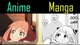 Spy x Family Trailer Anime vs Manga Comparison