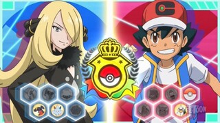 Ash Vs Cynthia 2 English Dub - Pokemon Ultimate Journeys EPS 32 English Dubbed