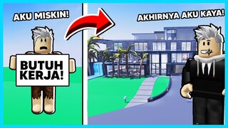 AKU BELI RUMAH 100 MILYAR! Orang Miskin Jadi Kaya!- Mega Mansion Tycoon (Roblox)