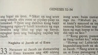 Pang Araw Araw na Talata.                        Genesis 32:29-32