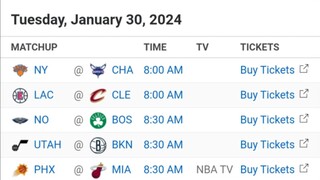 NBA Picks l January 30, 2024 l Philippine Time | Pinoy Silent Picks
