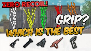 Best Grip Pubg Mobile Guide/Tutorial - Zero Recoil - how to reduce recoil with grips explained!