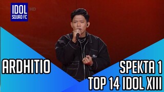 ARDHITIO - CINTA SAMPAI DISINI | SPEKTA SHOW 1 INDONESIA IDOL XIII |