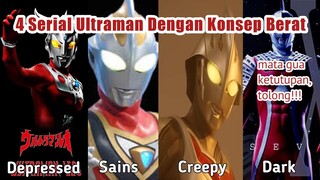 4 Serial Ultraman Dengan Alur Cerita Berat dan Dark