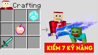 Minecraft Nhưng Đố Ai Có Kiếm 7 Kỹ Năng Này