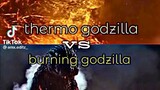 Thermo Godzilla vs burning Godzilla