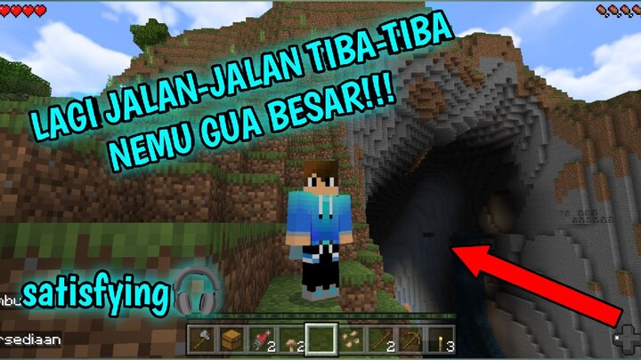 JALAN-JALAN 1 MENIT DAN MENEMUKAN GUA BESAR!!!😱😱