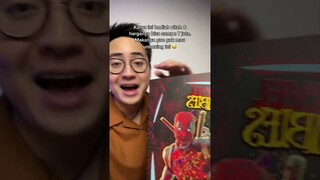 MEDY RENALDY MENOLAK UNBOXING DEADPOOL! 😡