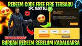 REDEEM SEKARANG !! KODE REDEEM FREE FIRE TERBARU HARI INI RESMI DARI GARENA - GARENA FREE FIRE