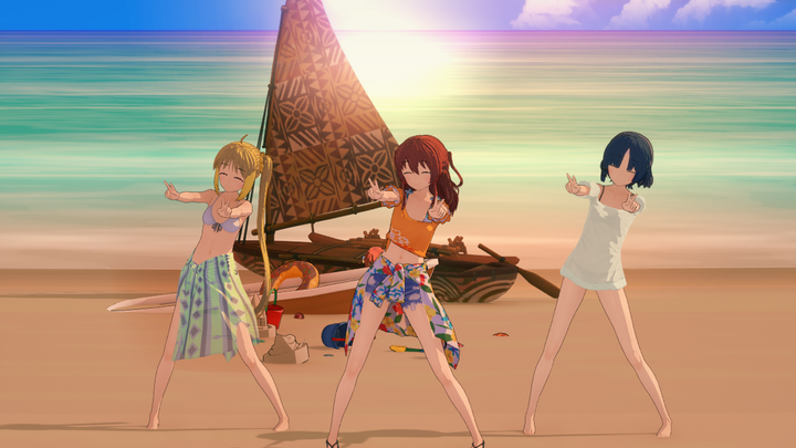 [Lonely Rock MMD] Let’s dance on the beach with Kita-chan!