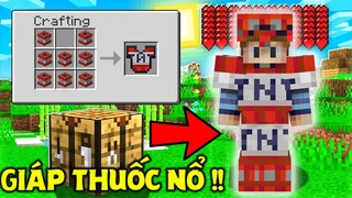 THỬ THÁCH SINH TỒN TRONG THẾ GIỚI TOÀN LÀ GIÁP TRONG MINECRAFT #7 *GIÁP TNT NỔ CỰC MẠNH*