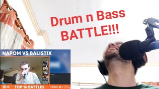 NAPOM VS BALISTIX | GRAND BEATBOX BATTLE ONLINE | SOLO TOP 16 REACTION | USA VS USA!