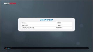 สอนลง - PES 2019 Data Pack 5.0+CRACK 1.05 CPY